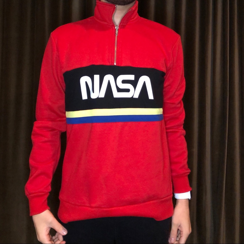 NASA 3/4 ZIP SWEATSHIRT